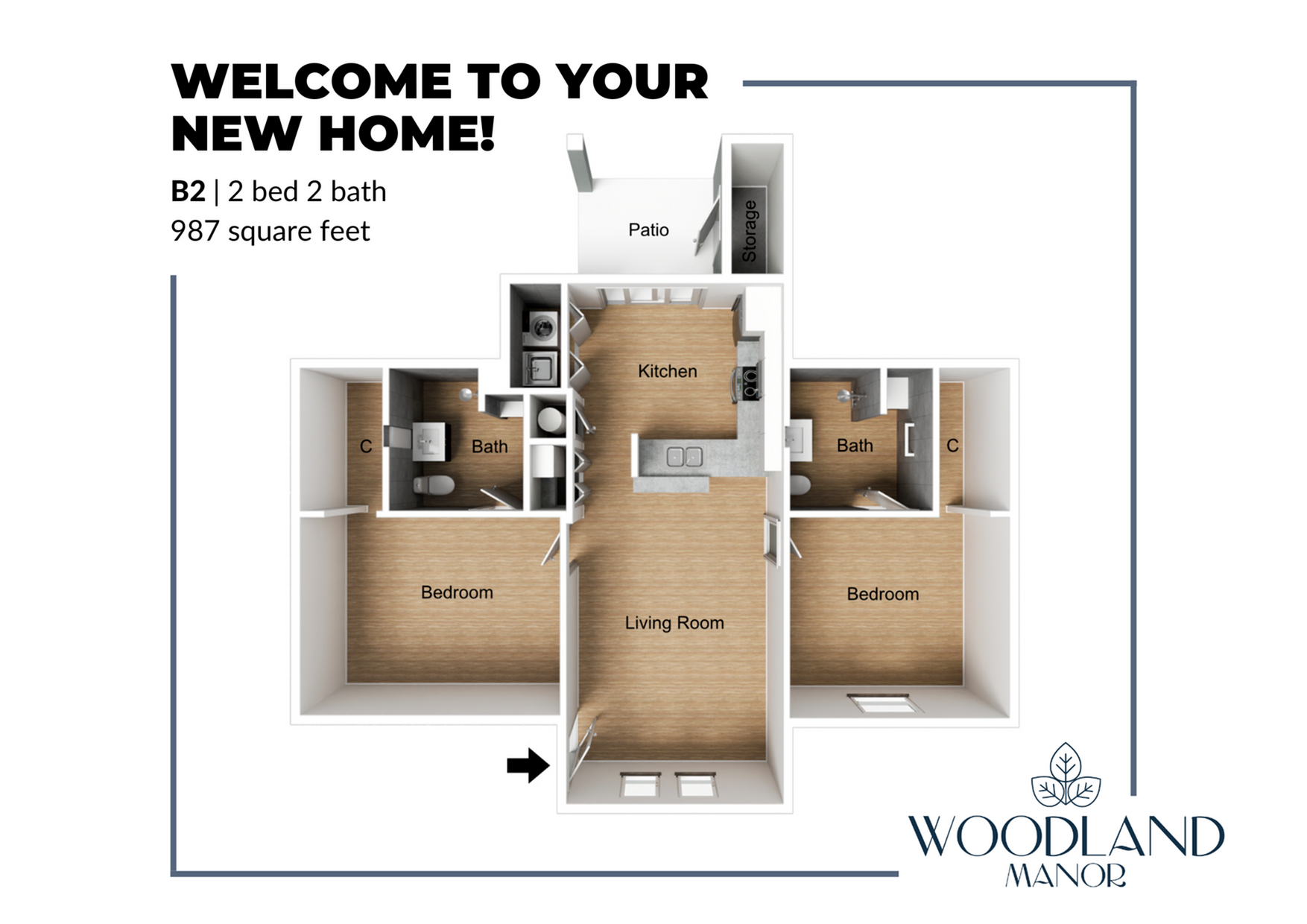 1 2 Bed Apartments Check Availability Woodland Manor