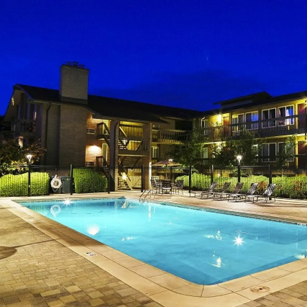 night courtyard
