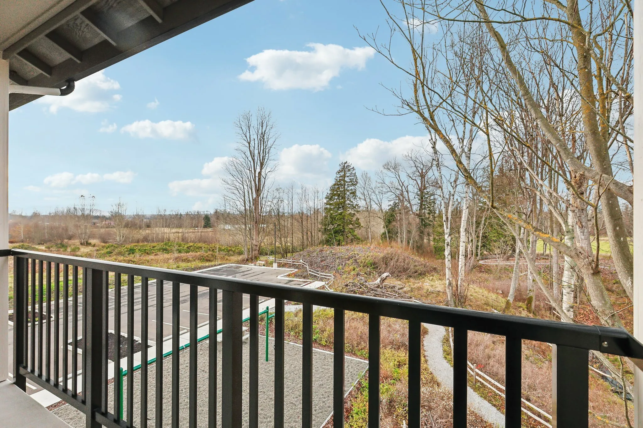 Private decks and patios
