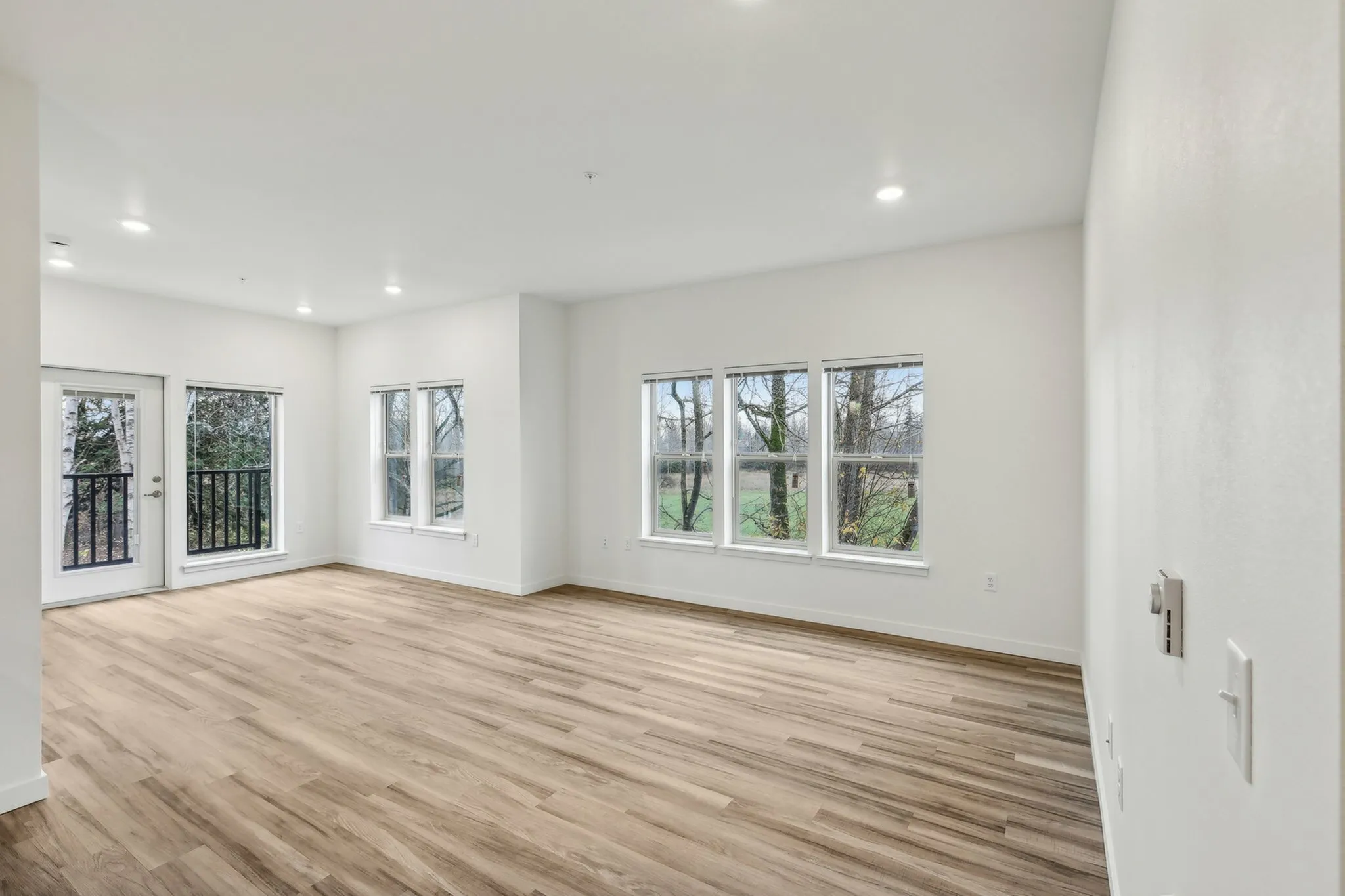 This floorplan features a huge, open living area.