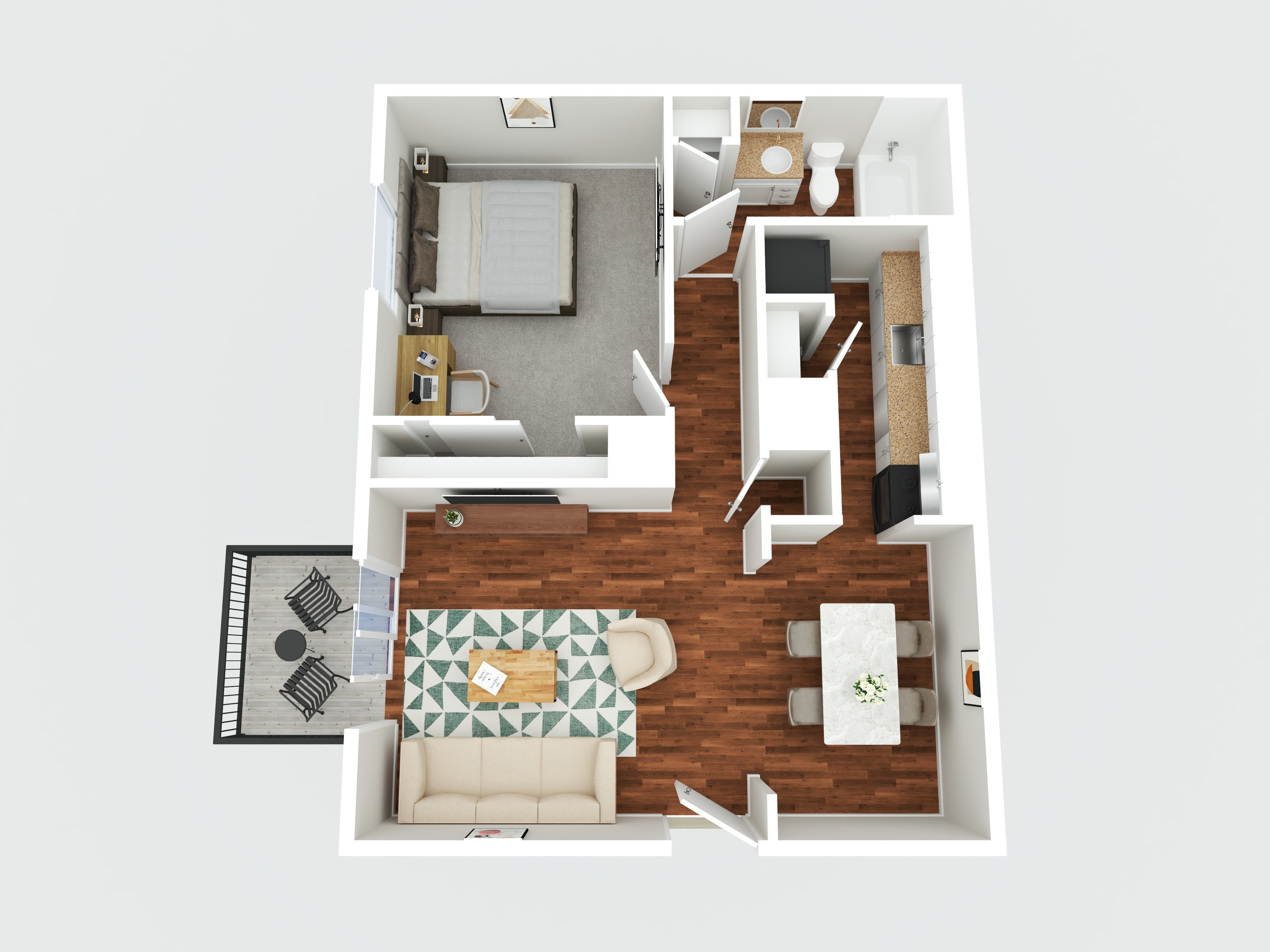 1 bedroom