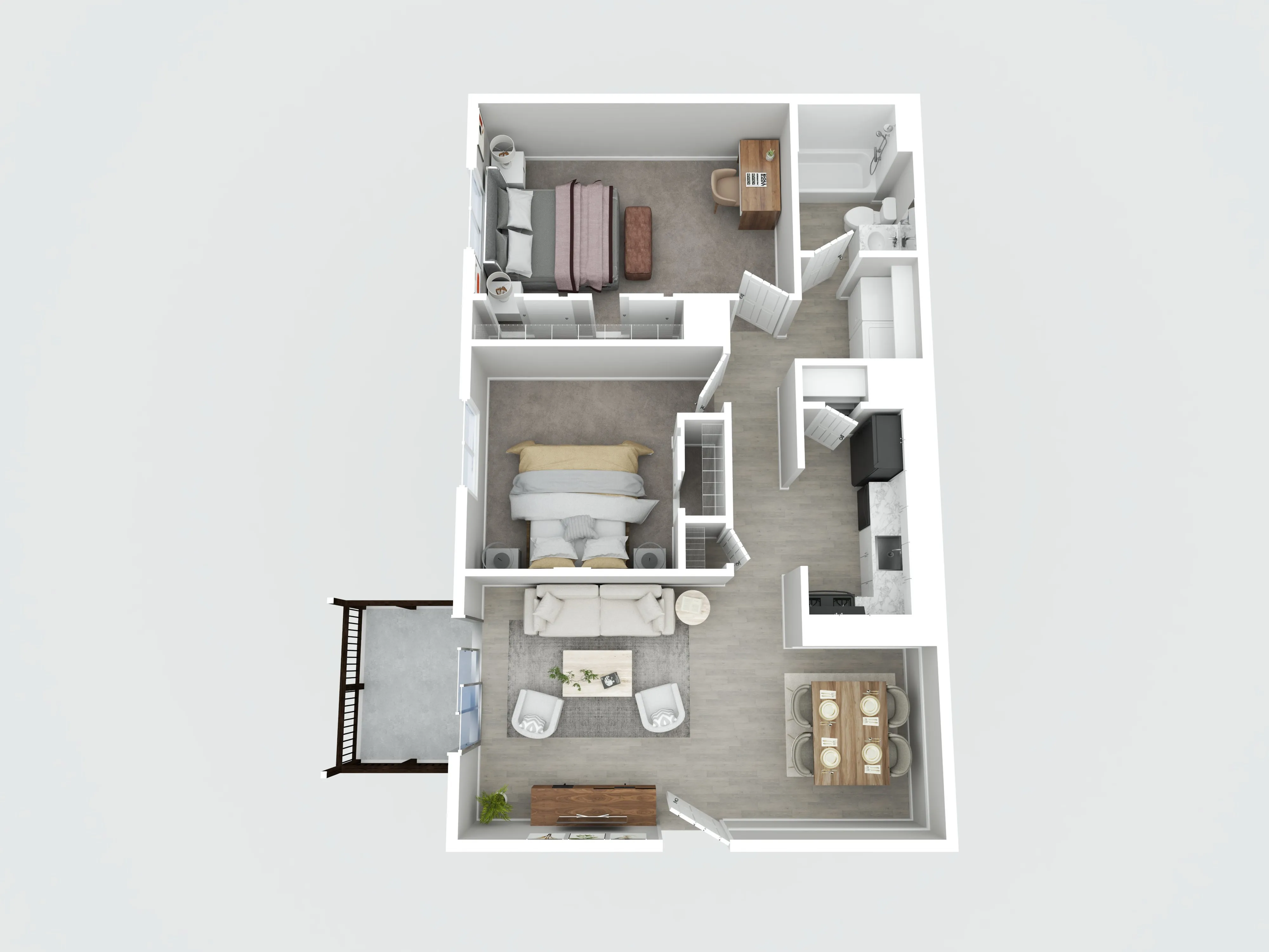 2 bedroom