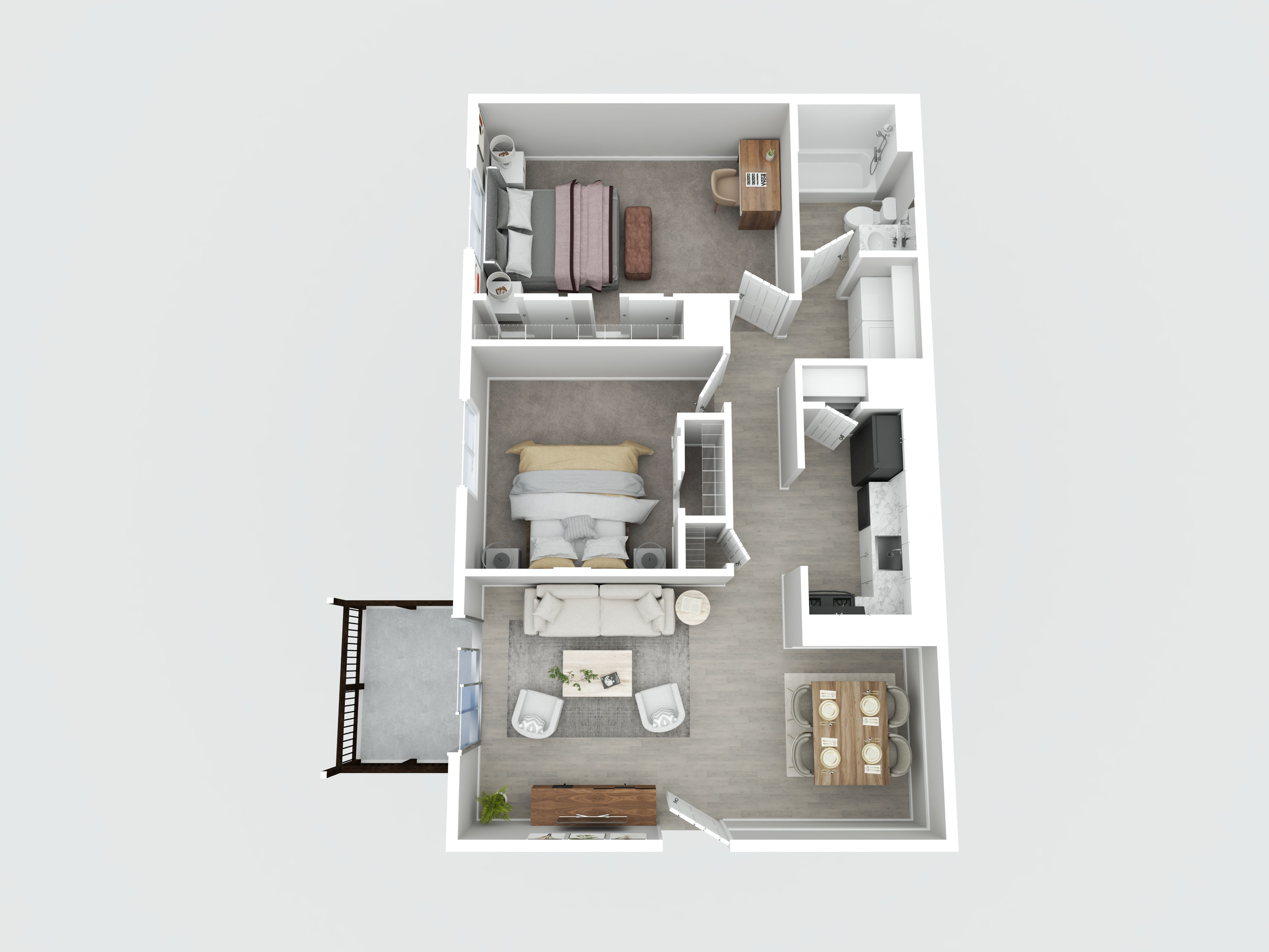 2 bedroom
