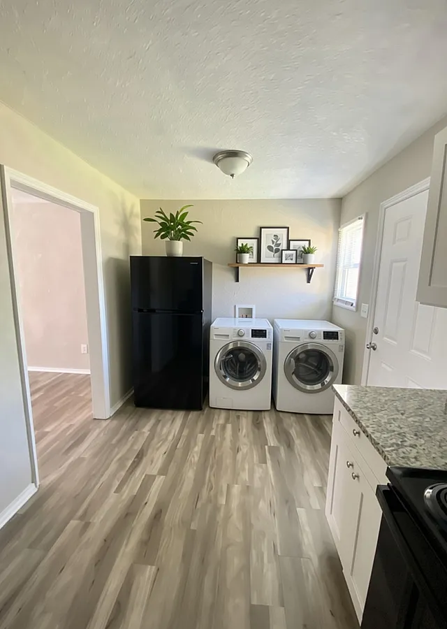 kitchen and laundry