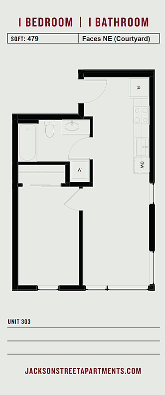 Jackson Street - C.4 Apt 303 - Floorplan