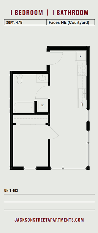 Jackson Street - C.4 Apt 403 ADA - Floorplan