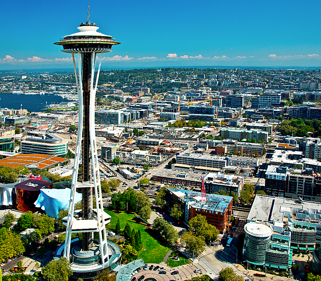 Aperture On Fifth Seattle Space Needle