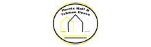 Minimalist logo featuring two stylized house outlines, showcasing modern elegance and architectural design.