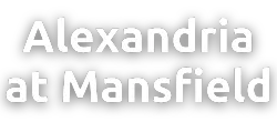 Alexandria at Mansfield Sign