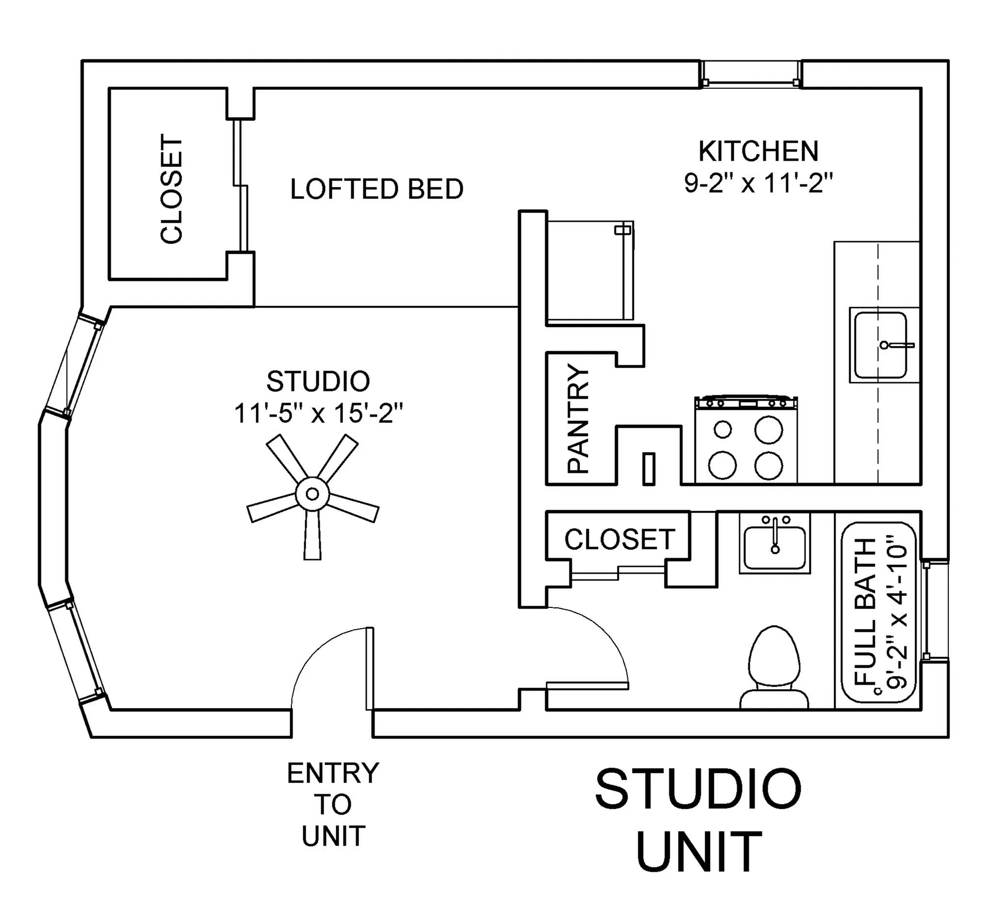 0x1A Studio Floorplan