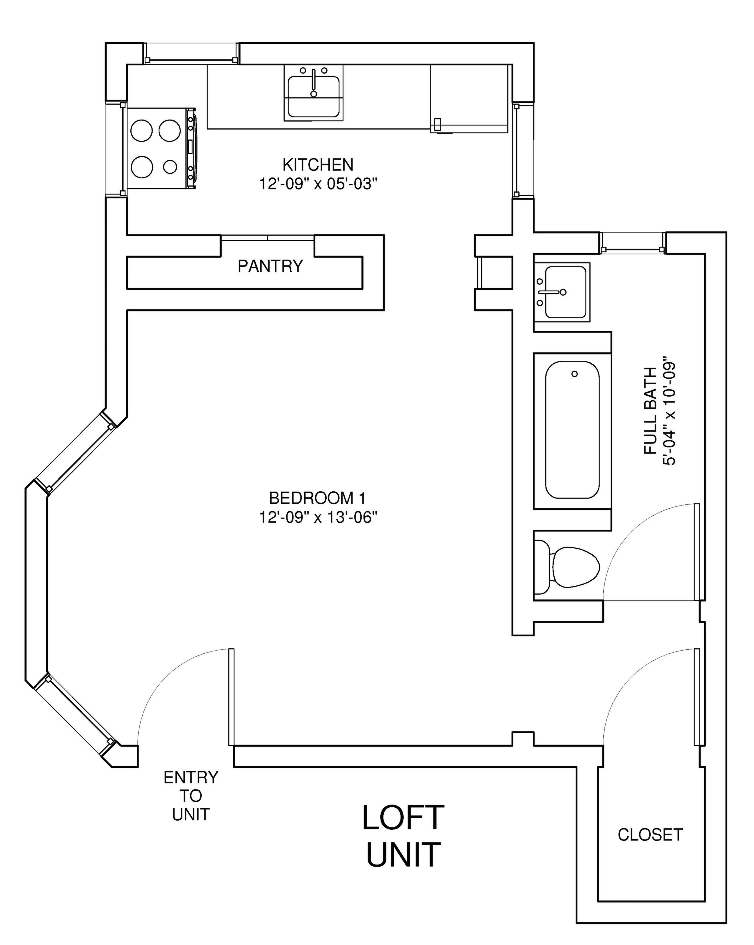 0x1B Studio Floorplan