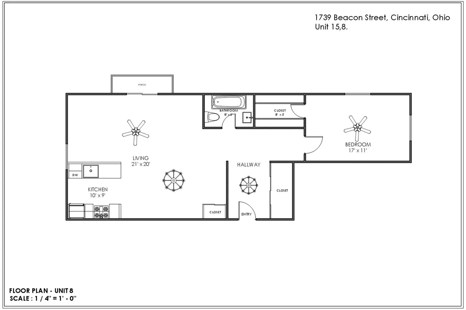 1x1 Floorplan