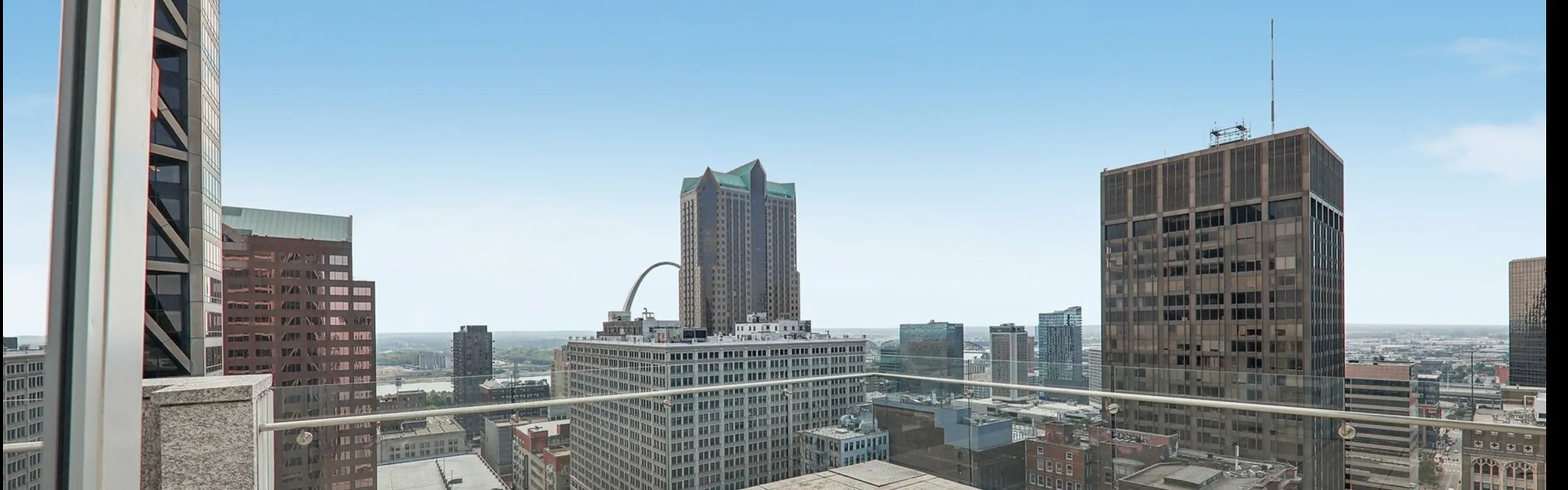 Views of the St. Louis Arches in Downtown St. Louis