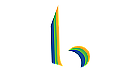 Vibrant logo with a modern design featuring colorful stripes and dynamic shapes.