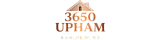 Elegant logo for 3650 Upham Residences established in 2024, featuring a classic brick house design.