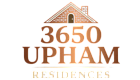 Elegant logo for 3650 Upham Residences, established 2024, featuring a stylish house design.