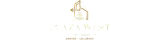 Elegant Plaza West Apartments logo featuring a modern architectural design with a stylish fountain motif, located in Denver, Colorado.