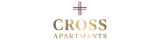 Elegant logo for Cross Apartments located in Capitol Hill, Denver, Colorado, emphasizing a luxurious lifestyle in the United States.