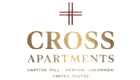 Elegant logo for Cross Apartments in Capitol Hill, Denver, Colorado, showcasing modern living in the United States.