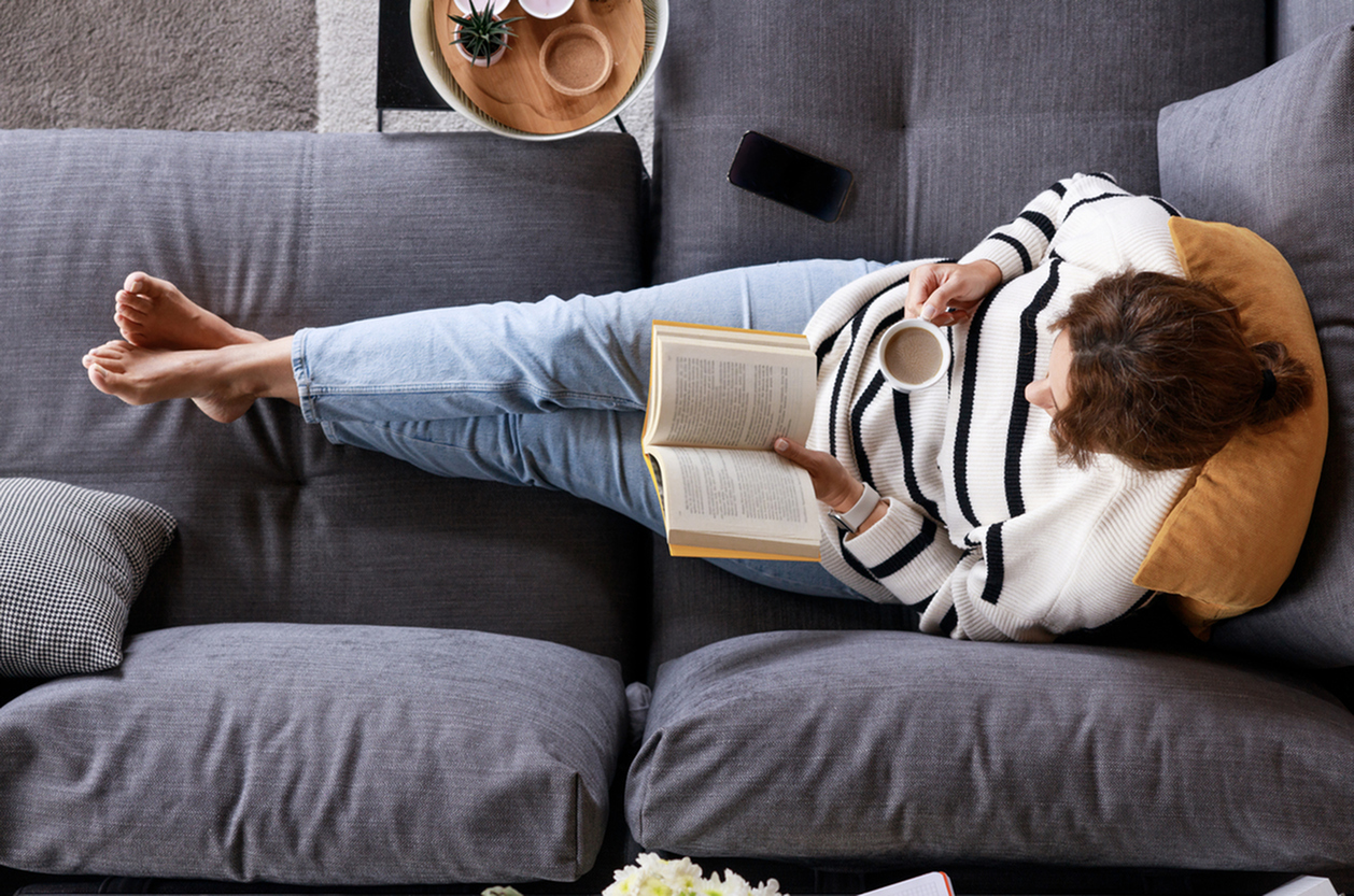 Girl Reading A Book