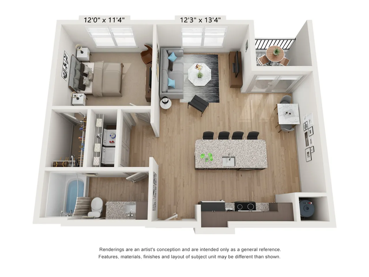 One Bed One Bath