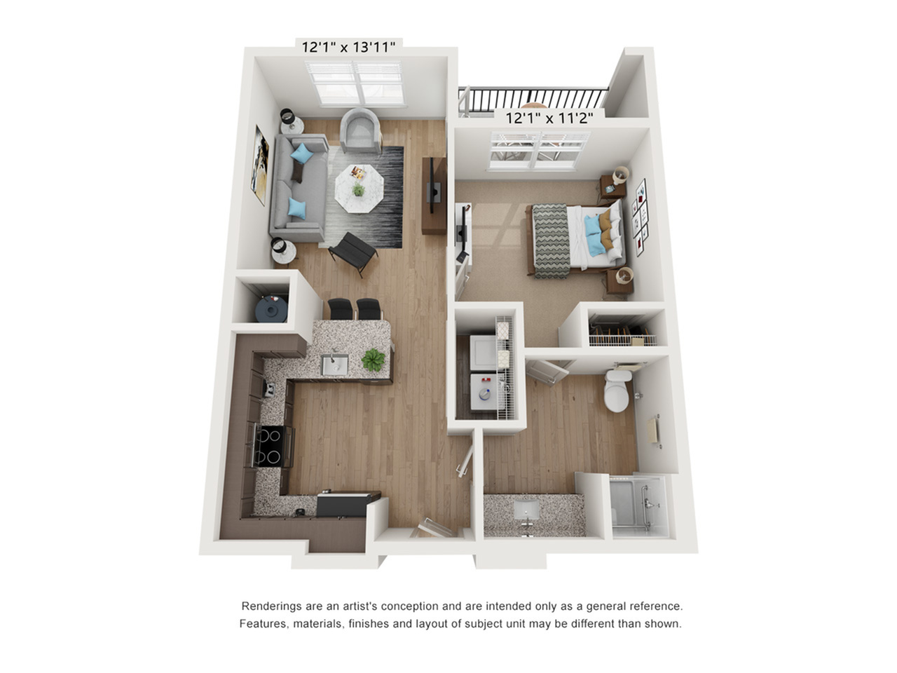 One Bed One Bath