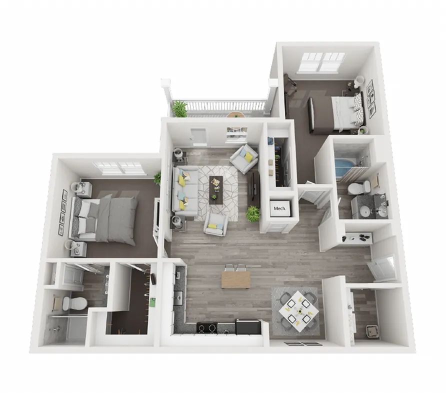 The Maison, 2 Bed, 2 Bath