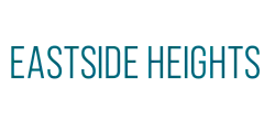 Eastside Heights logo in teal bold letters.