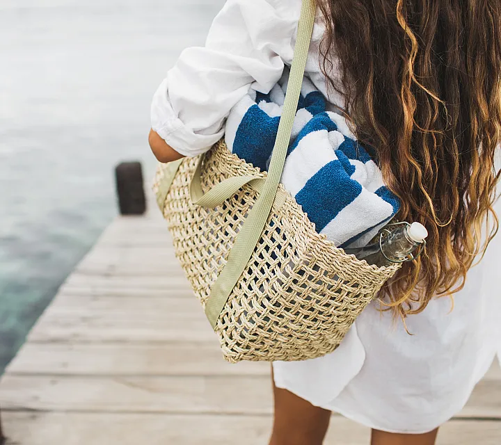 girl on boardwalk