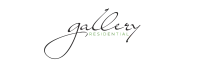 Elegant logo of Gallery Residential with cursive script.