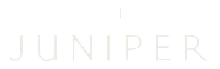 Elegant logo displaying 'The Juniper' in modern, minimalist font with a sophisticated look.