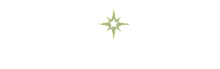 Elegant logo of Starland Village featuring a stylish star motif on a sleek black background.