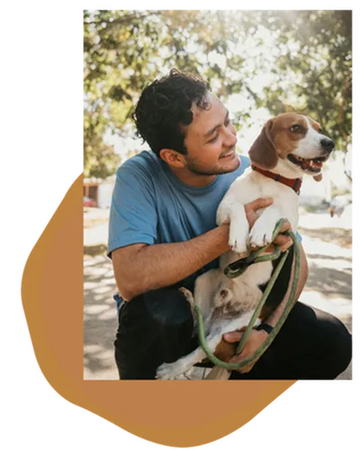 The Perry Residences - Man with Dog