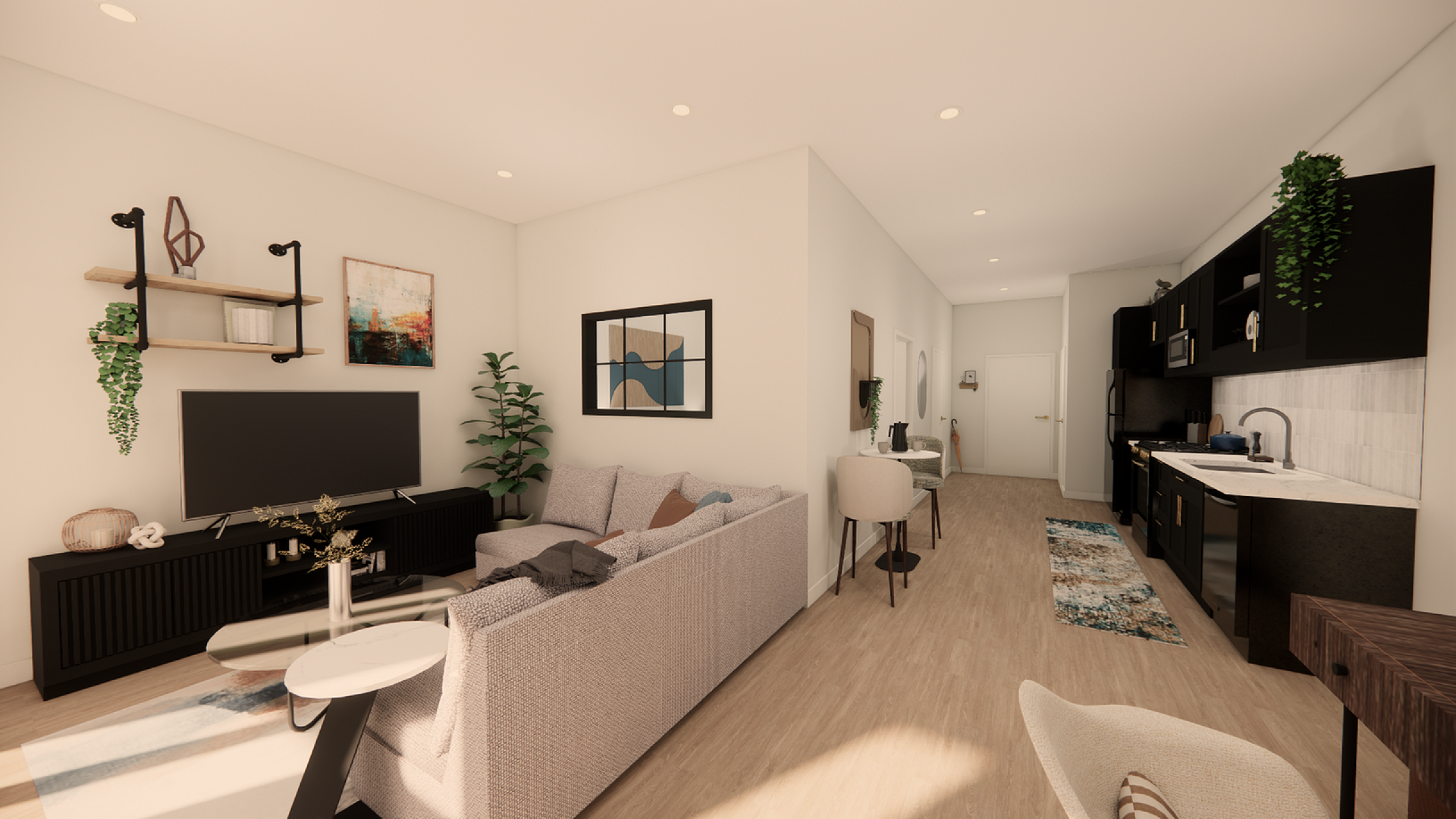 Spacious Interiors