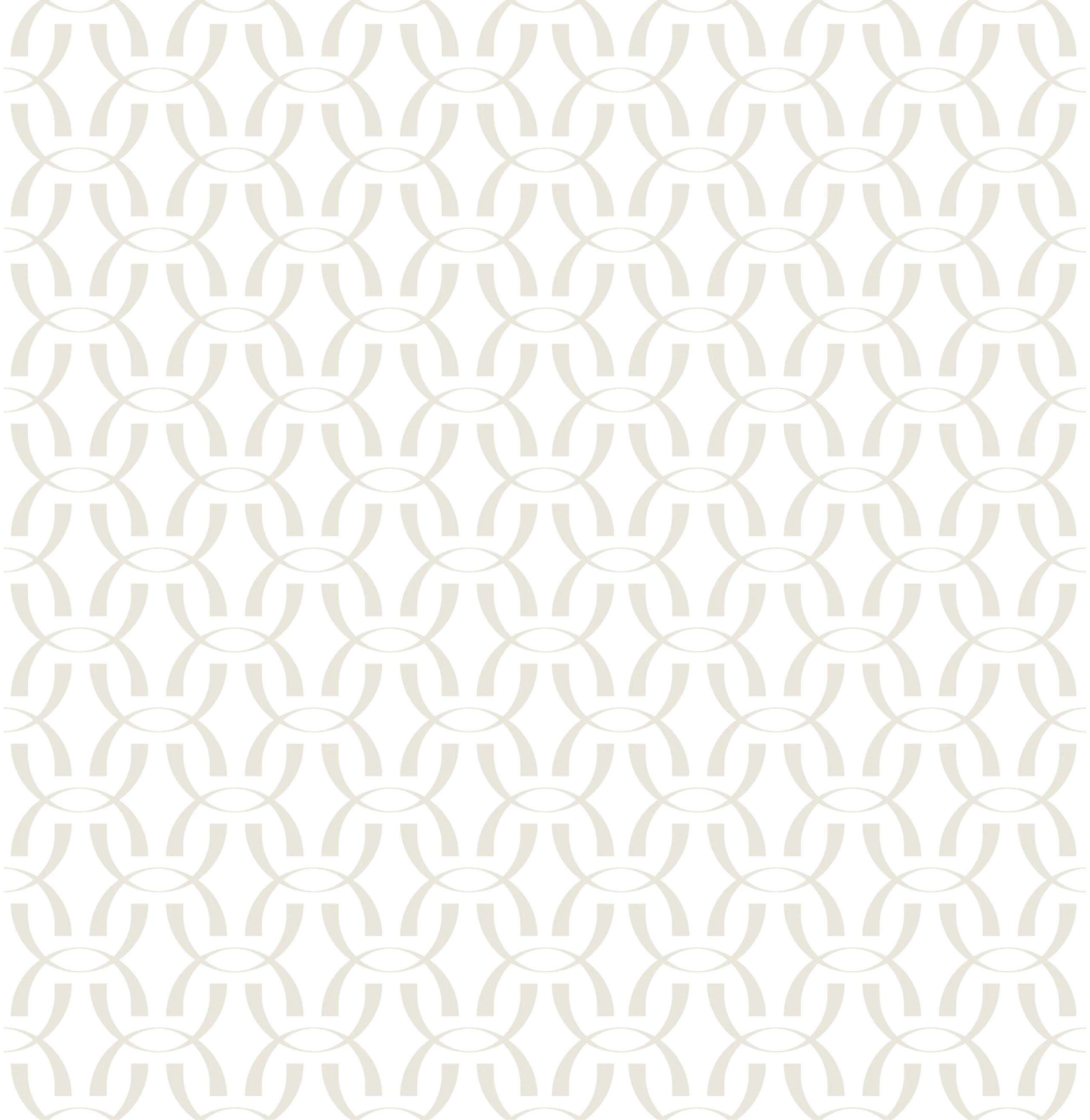 Chic geometric pattern with interlocking beige loops on a bold black background, exuding elegance and modern design.