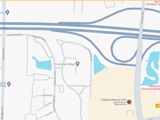 Crossings Village map