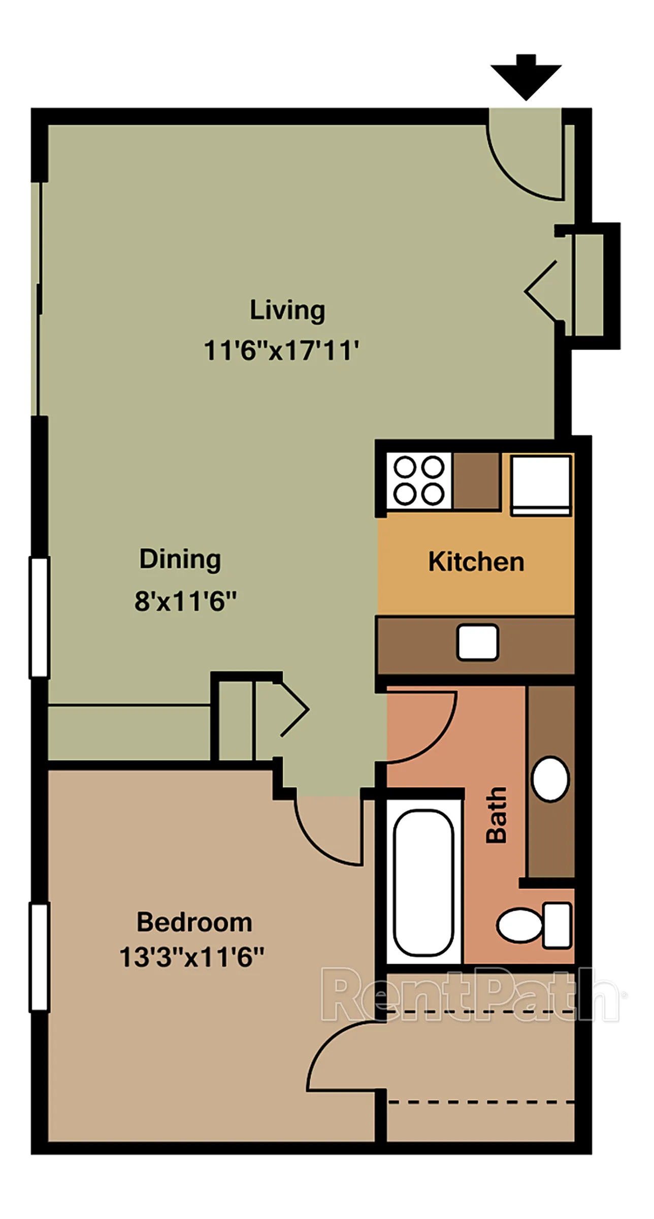 1 Bedroom Astor