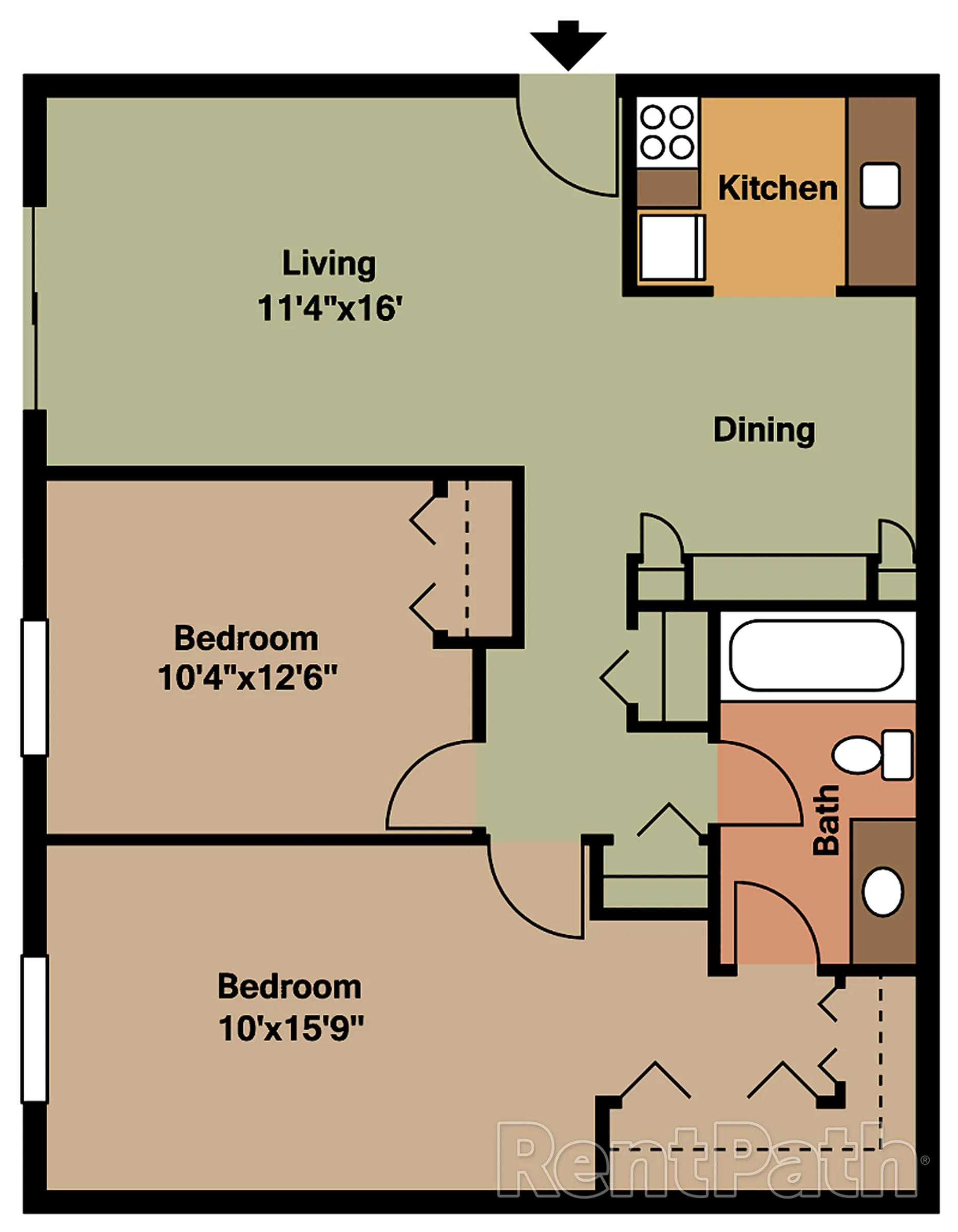 2 Bedroom Earl