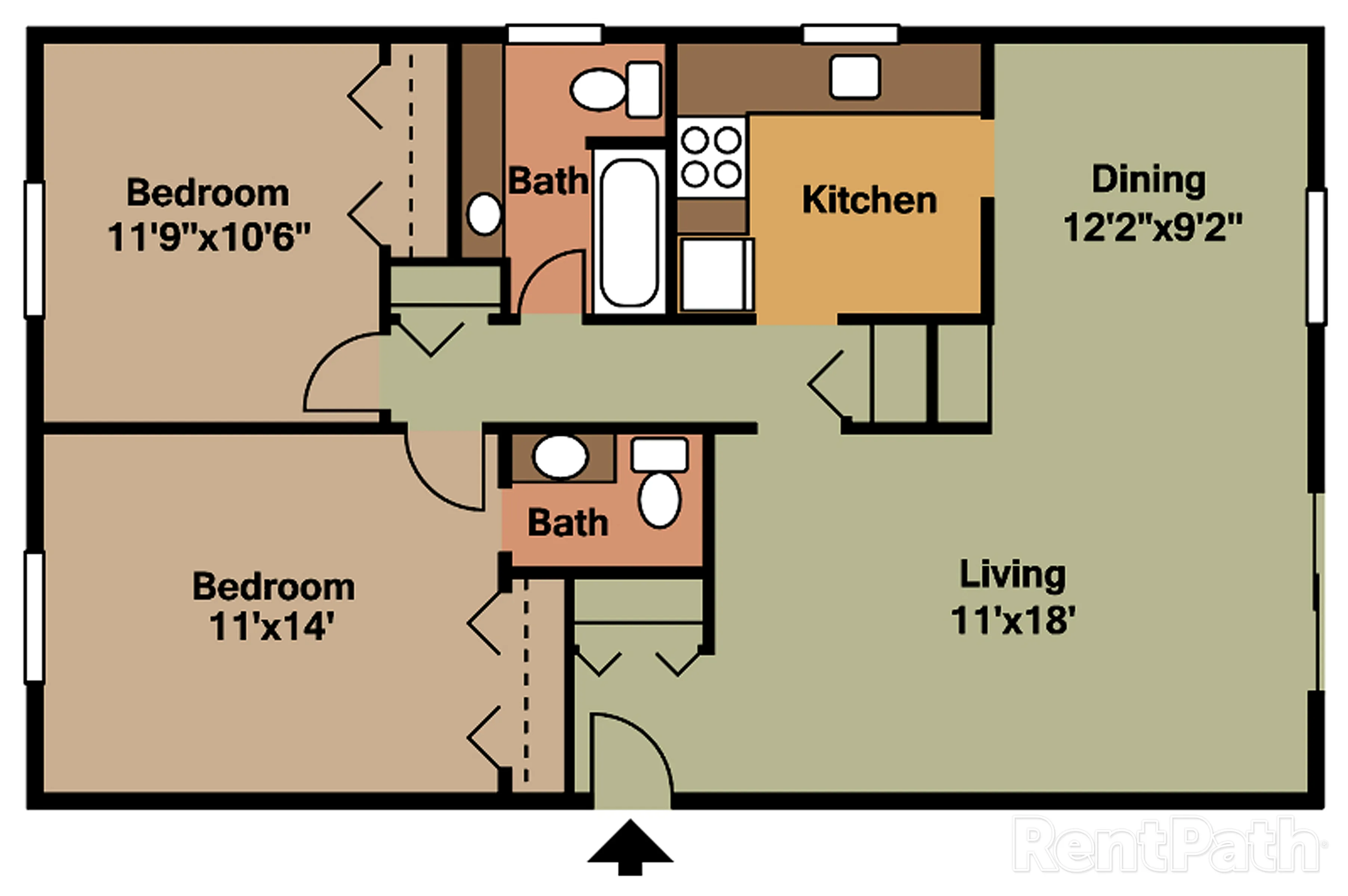 2 Bedroom Drake