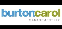 Burton Carol Management LLC logo with blue and green text.