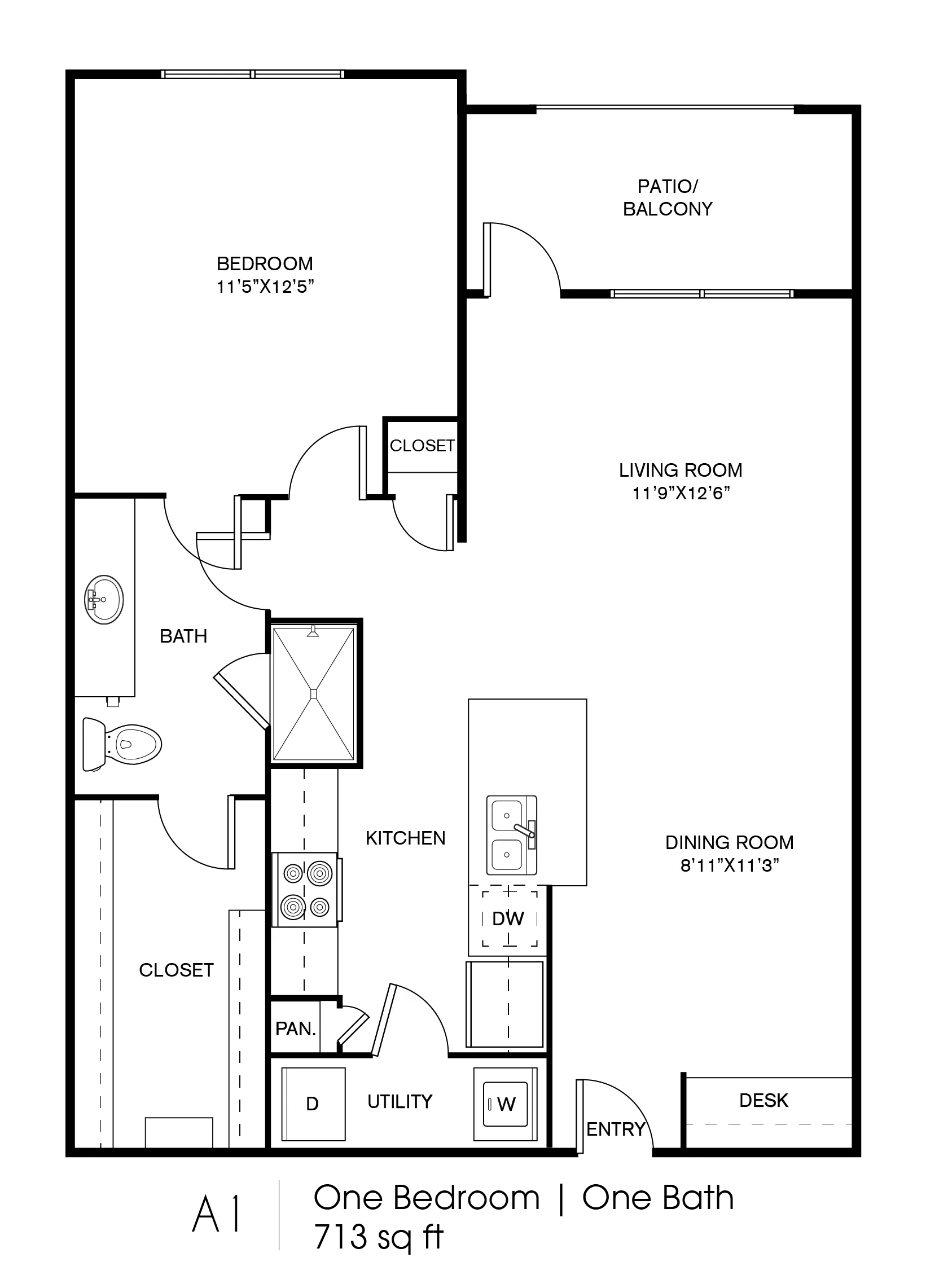 2 Bedroom Rental – 2121 Ella Boulevard, Houston, TX, 77008