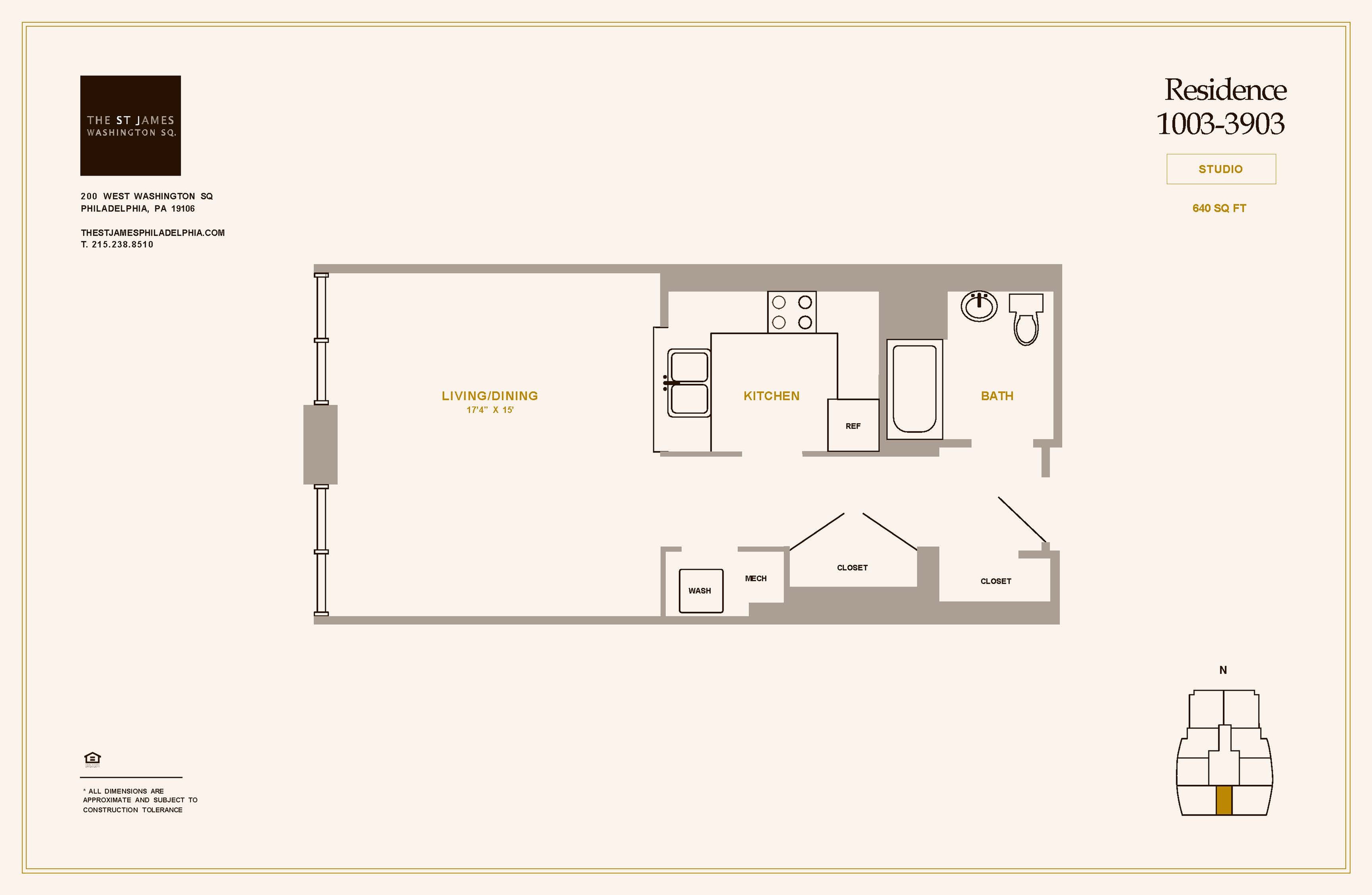 Studio Floor Plan