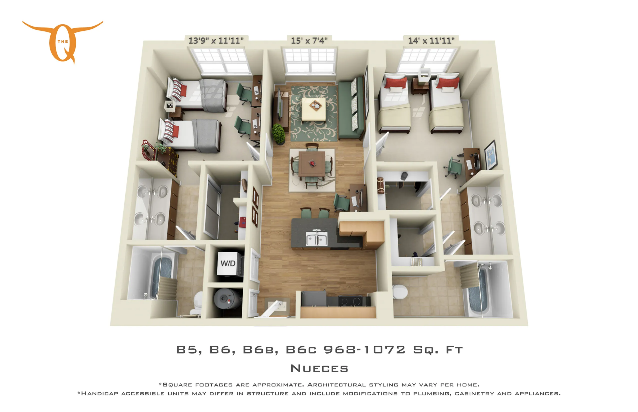2 BEDROOM