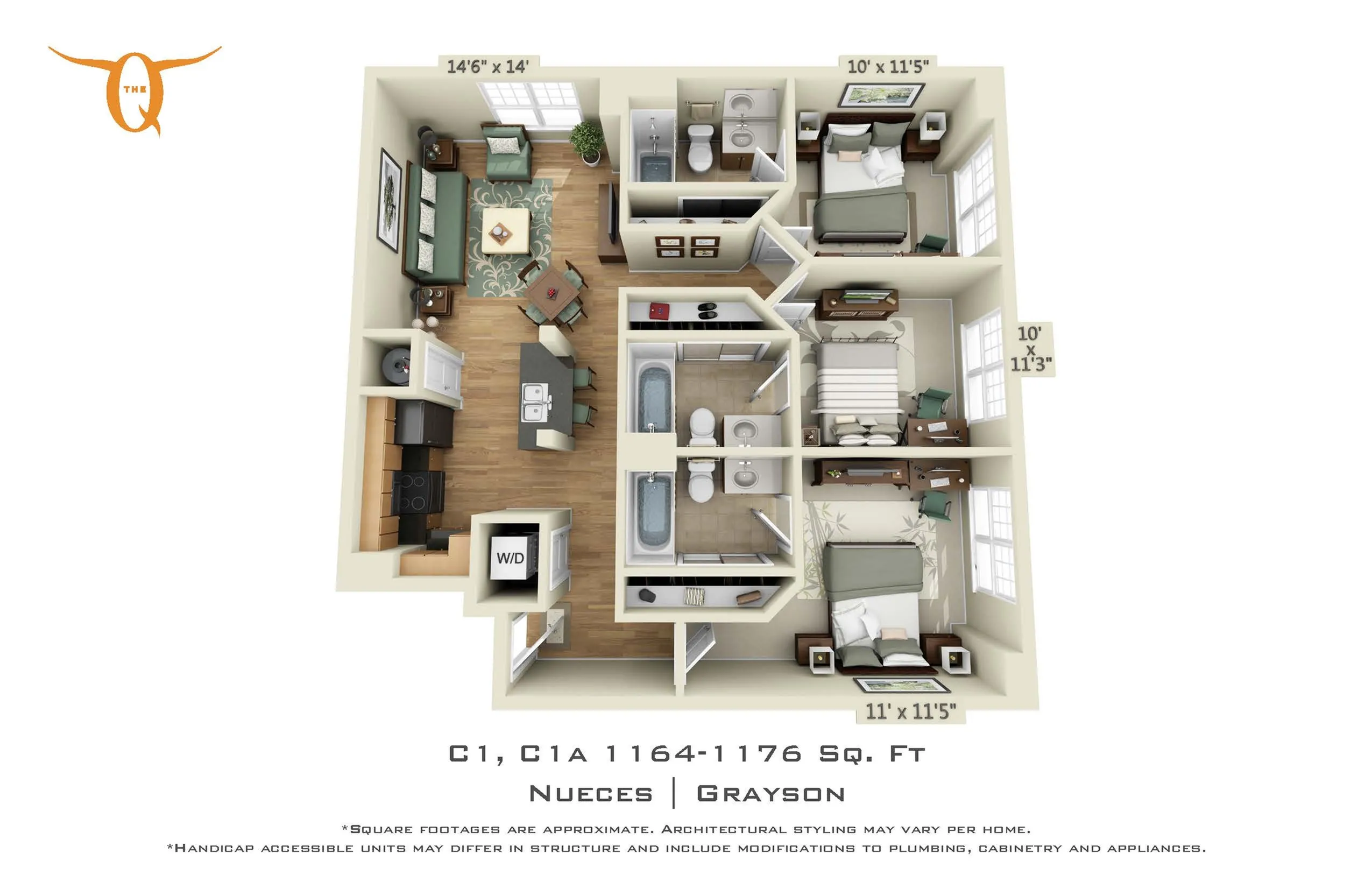 3 BEDROOM