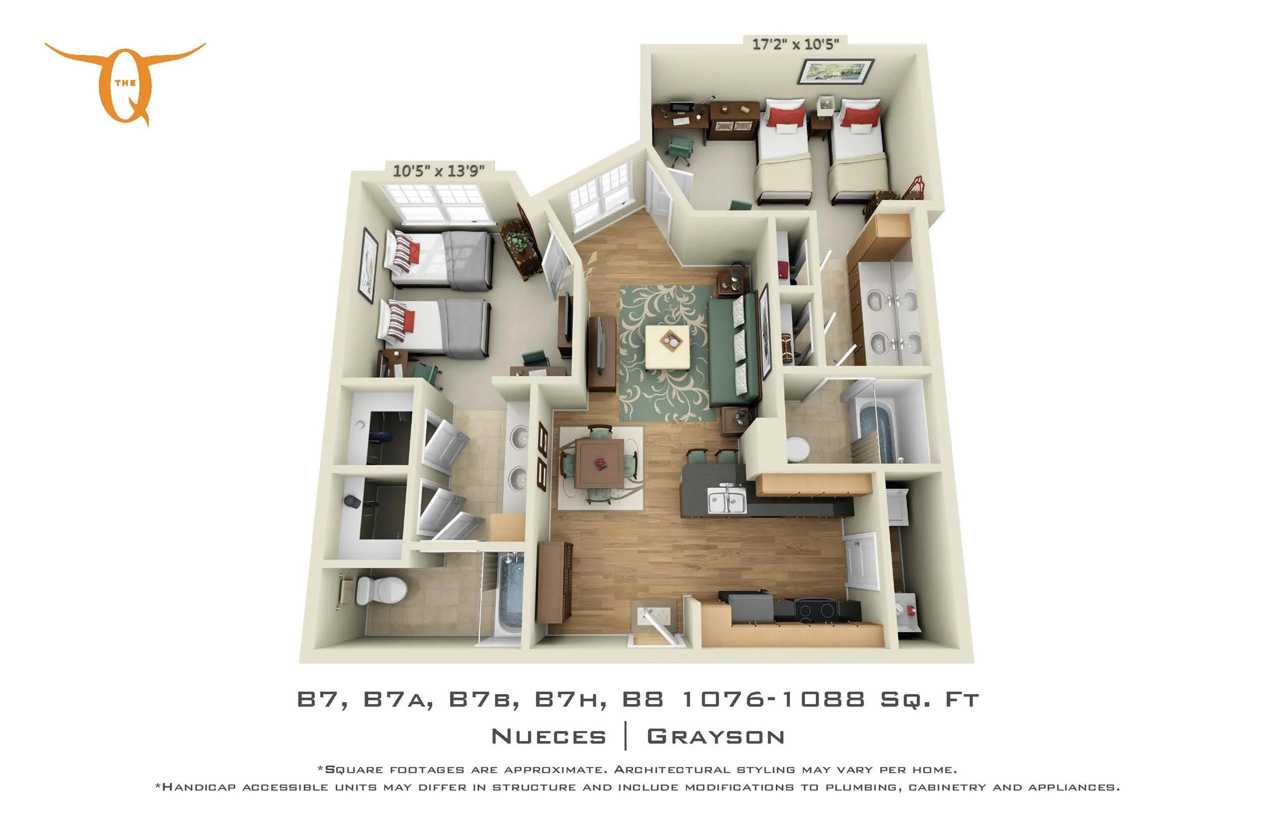 2 BEDROOM