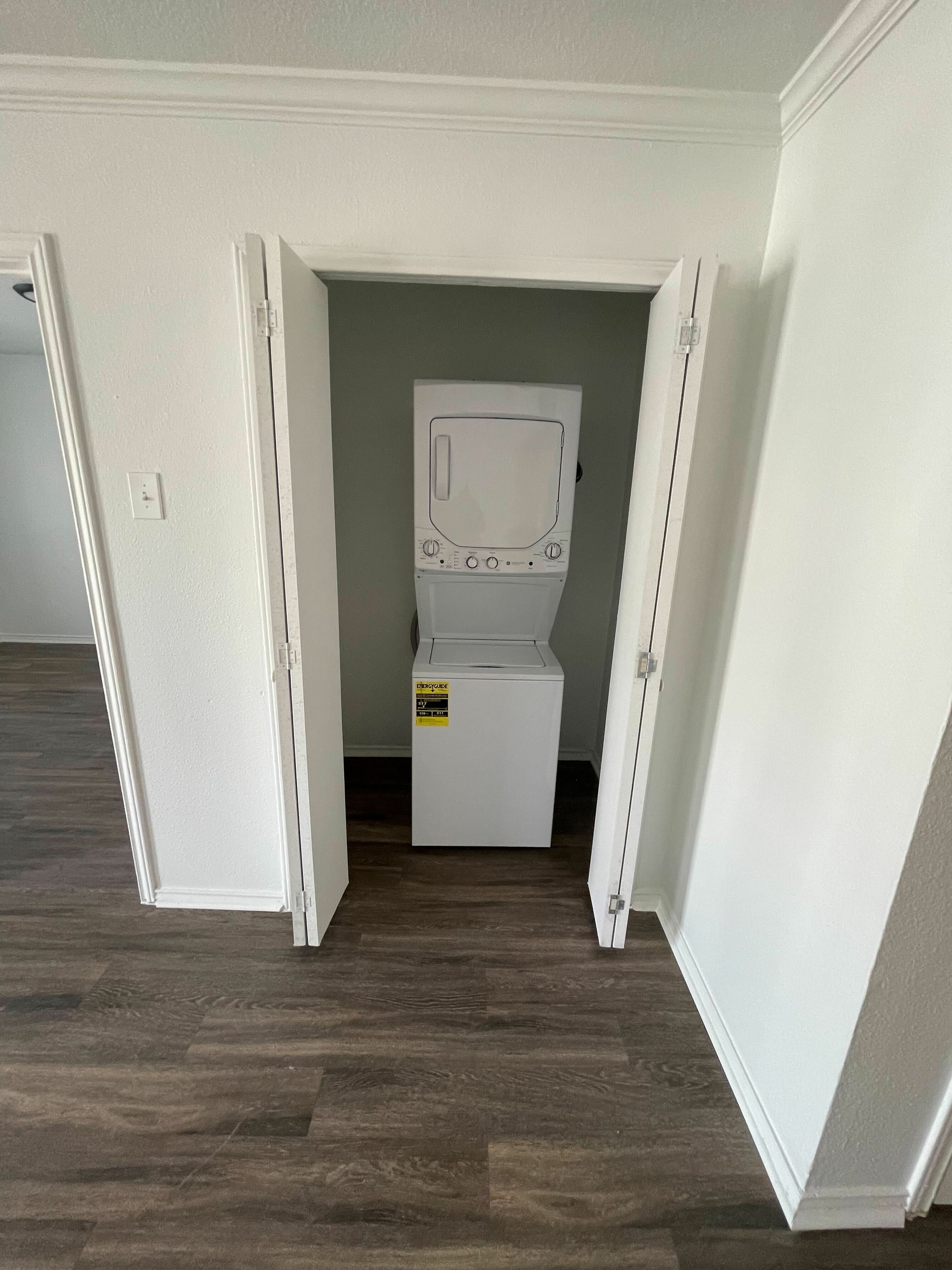 washer and dryer