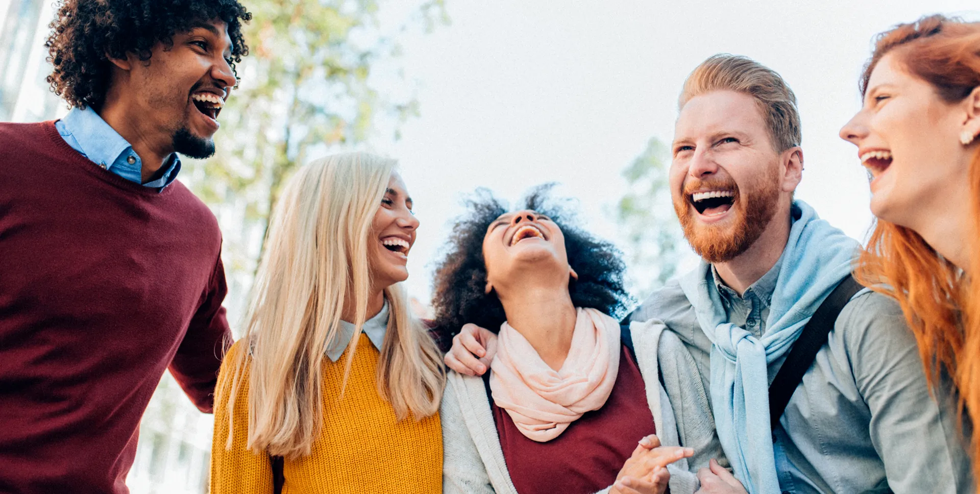 People laughing