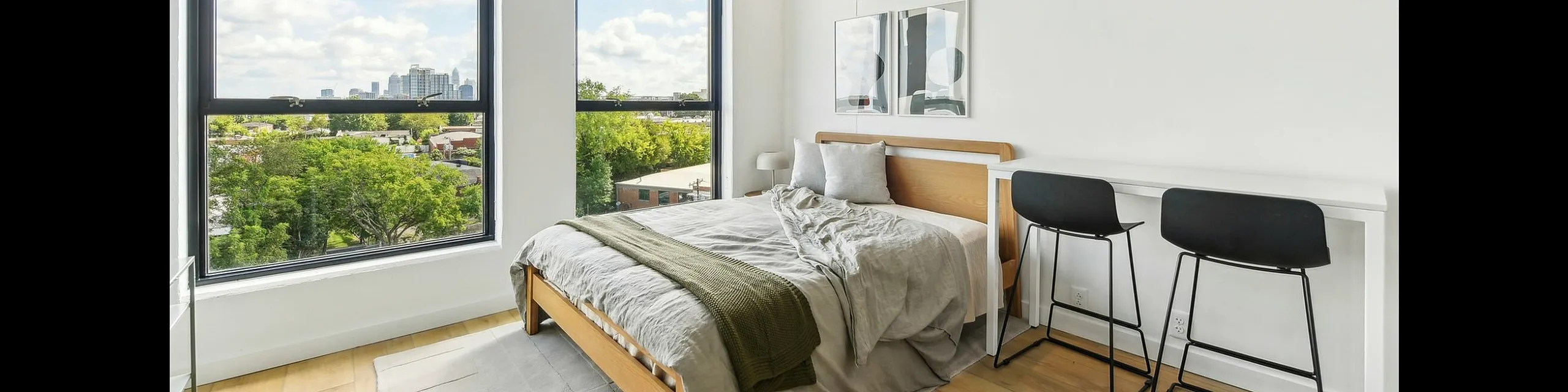 Foster Flats Studio Skyline View