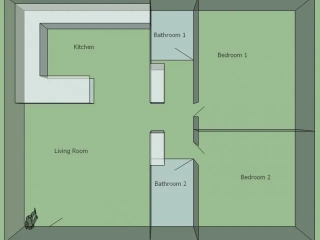 Cornerstone - 2 Bed 2 Bath