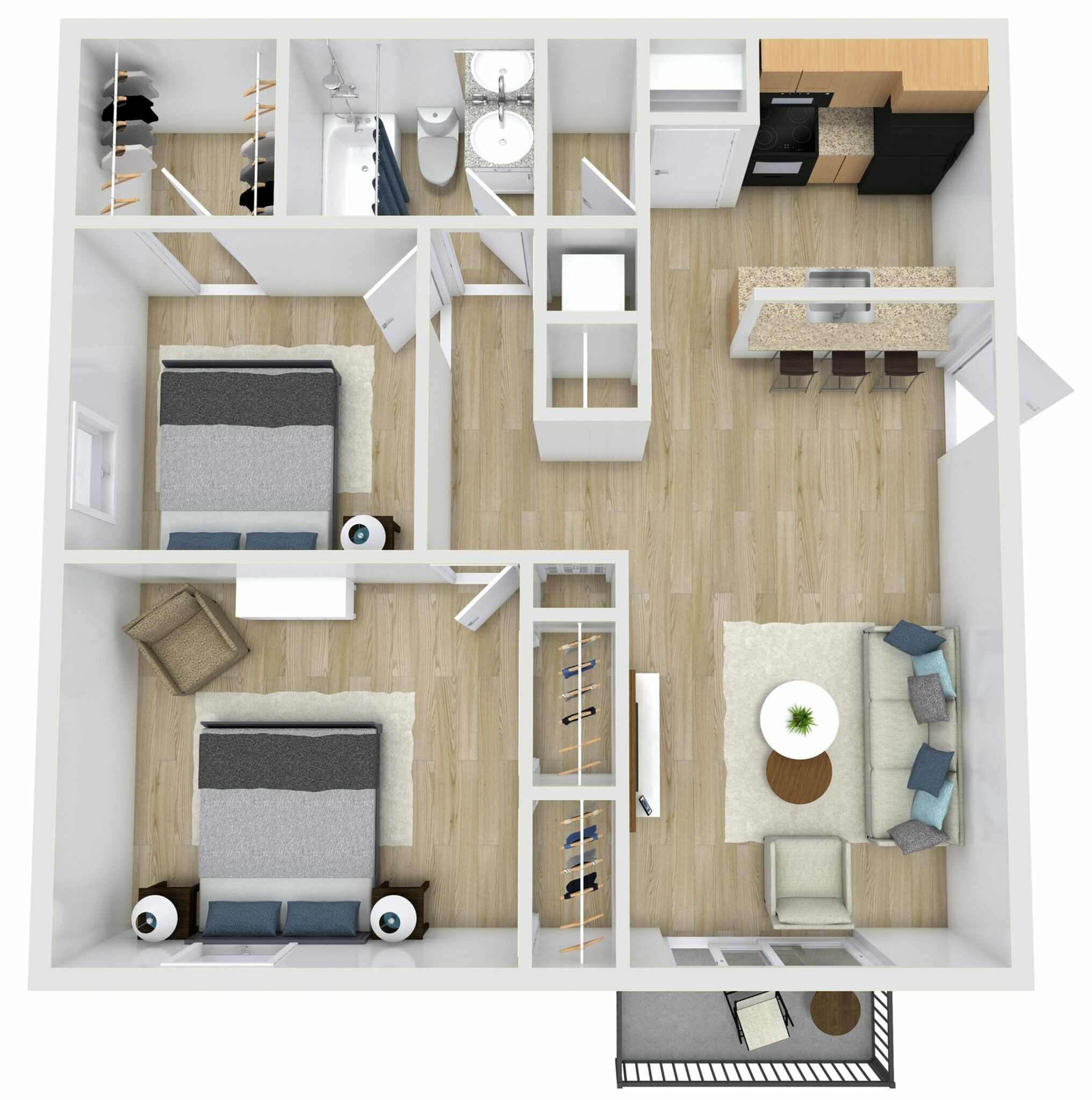 Cardinal Vista 2x1 Floorplan